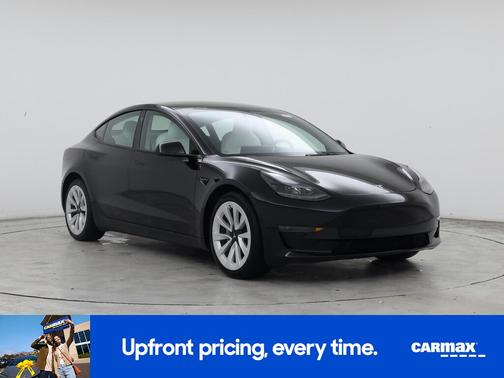 Black 2022 Tesla Model 3