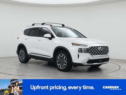 White 2022 Hyundai SANTA FE Limited
