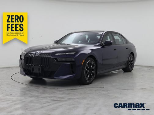Blue 2023 BMW 740 I