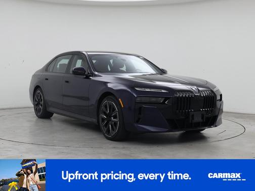 Blue 2023 BMW 740 I