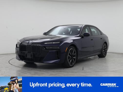Blue 2023 BMW 740 I