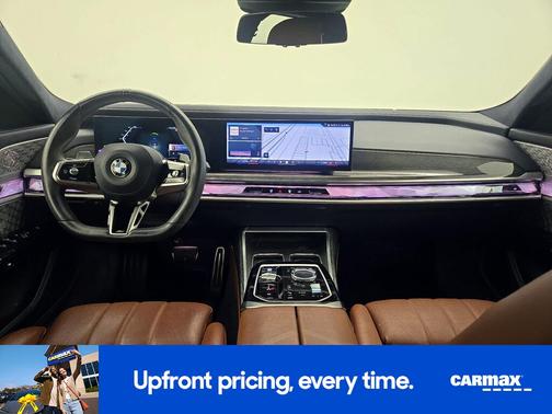 Blue 2023 BMW 740 I