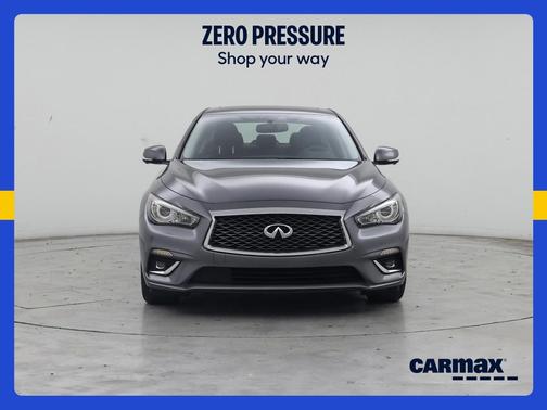 Gray 2021 INFINITI Q50 Luxe