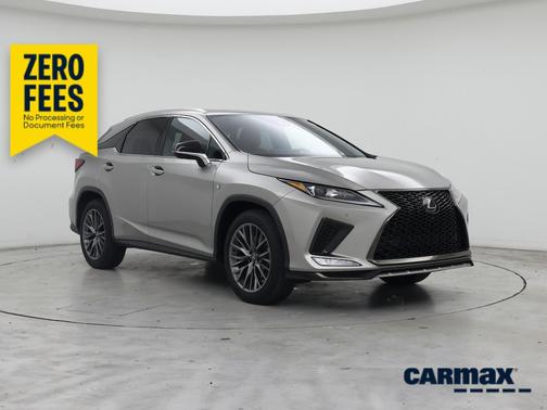 Gray 2022 Lexus RX 350 F-SPORT Handling