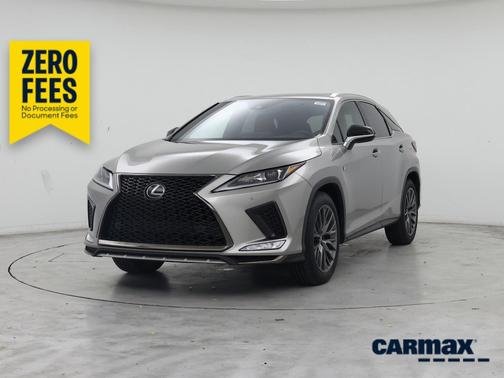 Gray 2022 Lexus RX 350 F-SPORT Handling