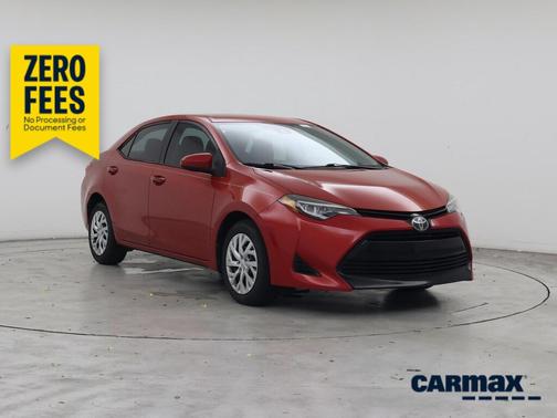 Red 2019 Toyota Corolla LE