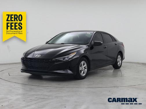 Black 2021 Hyundai ELANTRA SE
