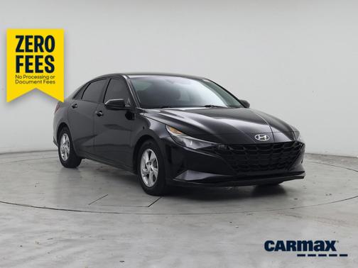 Black 2021 Hyundai ELANTRA SE