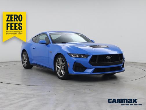 Blue 2024 Ford Mustang GT