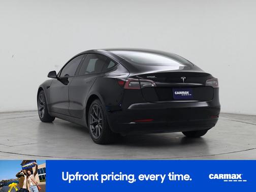 Black 2022 Tesla Model 3