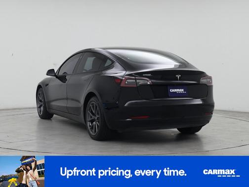 Black 2022 Tesla Model 3