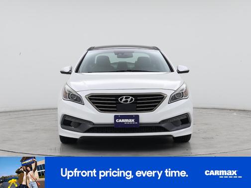 White 2016 Hyundai SONATA Limited