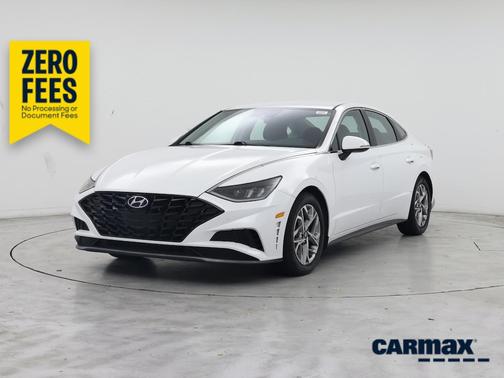 White 2020 Hyundai SONATA SEL