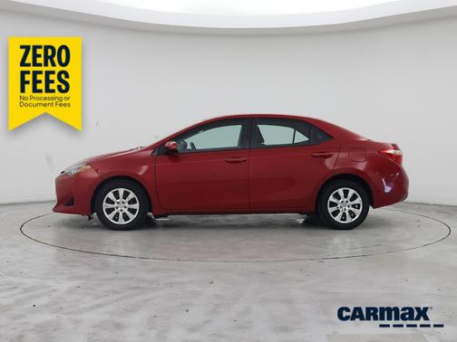 Red 2017 Toyota Corolla LE