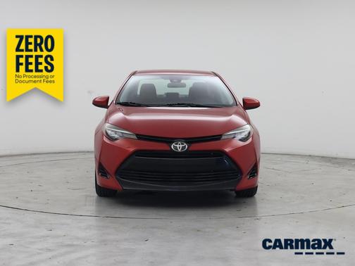 Red 2017 Toyota Corolla LE
