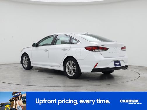 White 2019 Hyundai SONATA SEL