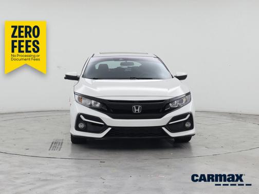 White 2020 Honda Civic EX