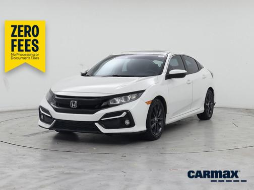 White 2020 Honda Civic EX