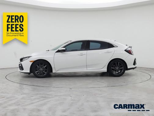 White 2020 Honda Civic EX