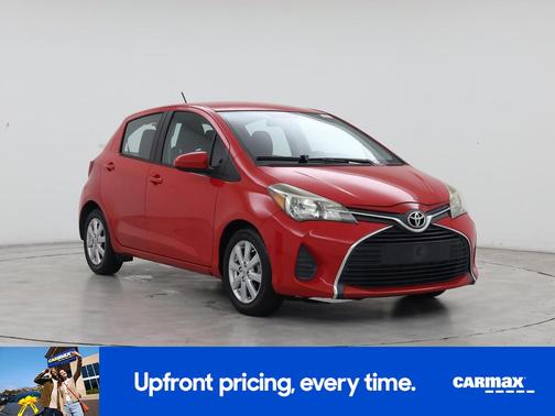 Red 2015 Toyota Yaris LE