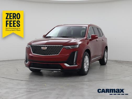 Red 2025 Cadillac XT6 Luxury