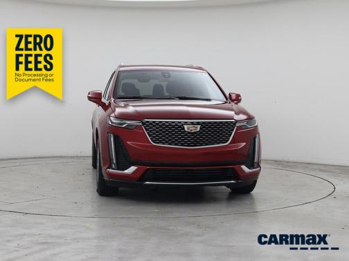 Red 2025 Cadillac XT6 Luxury
