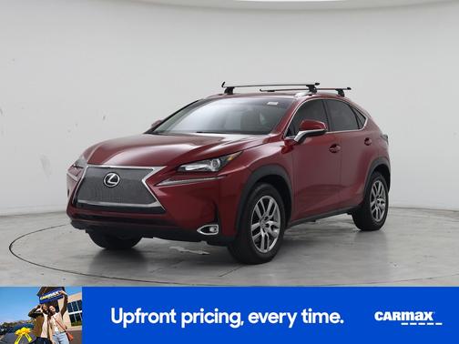 Red 2015 Lexus NX 200t