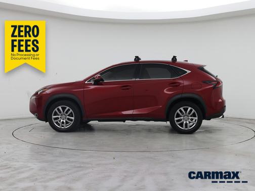 Red 2015 Lexus NX 200t
