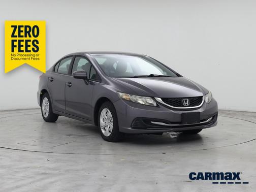 Gray 2014 Honda Civic LX