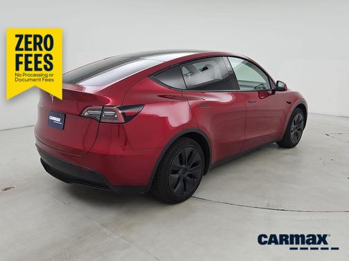 Red 2024 Tesla Model Y Long Range