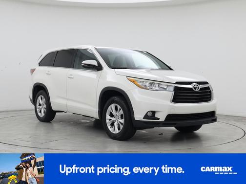 White 2015 Toyota Highlander LE Plus