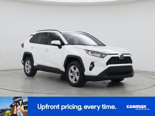 White 2019 Toyota RAV4 XLE