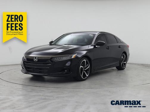 Black 2022 Honda Accord Sport