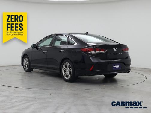 Black 2018 Hyundai SONATA SEL