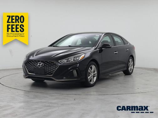 Black 2018 Hyundai SONATA SEL