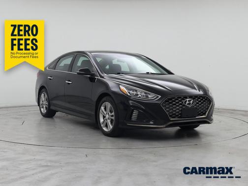 Black 2018 Hyundai SONATA SEL