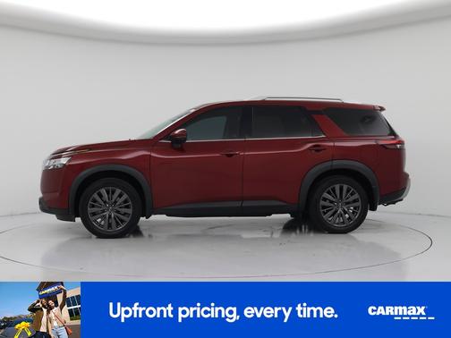 Red 2022 Nissan Pathfinder SL