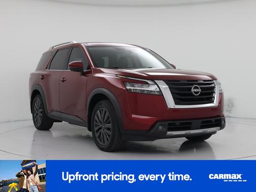 Red 2022 Nissan Pathfinder SL
