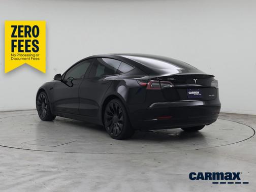 Black 2022 Tesla Model 3 Performance
