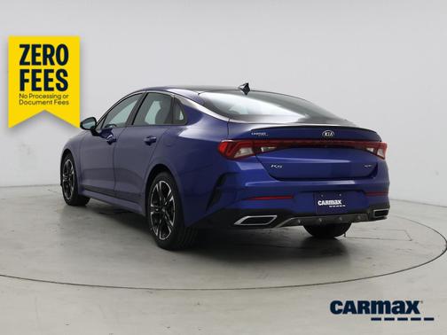 Blue 2021 Kia K5 GT-Line