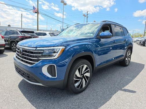 Mountain Lake Blue Metallic 2026 Volkswagen Atlas 2.0T SE w/Technology 4MOTION