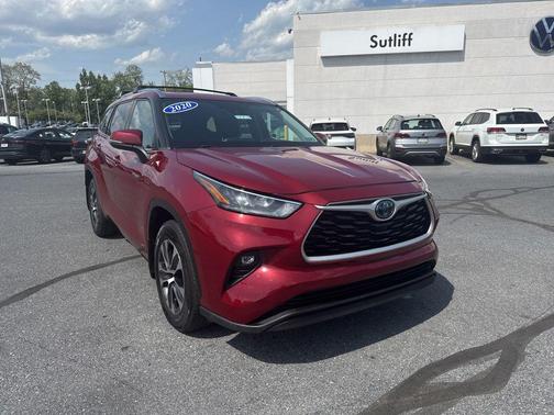 Ruby Flare Pearl 2020 Toyota Highlander Hybrid XLE