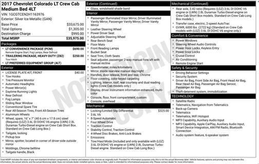 2017 Chevrolet Colorado LT