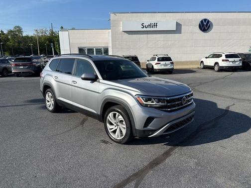 Platinum Gray Metallic 2022 Volkswagen Atlas 2.0T SE w/Technology 4MOTION