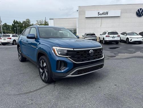 mountain lake blue metallic 2026 Volkswagen Atlas Cross Sport 2.0T SE w/Technology 4MOTION