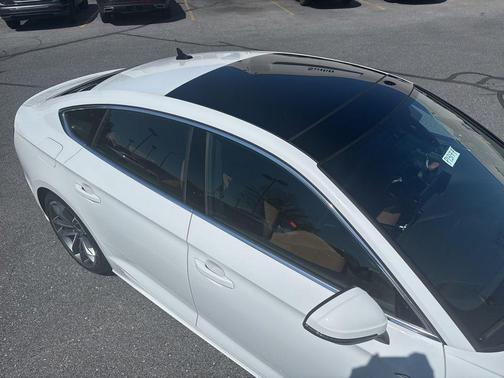 Glacier White Metallic 2023 Audi A5 Sportback 45 S Line Premium Plus