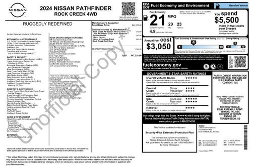 2024 Nissan Pathfinder Rock Creek 4WD