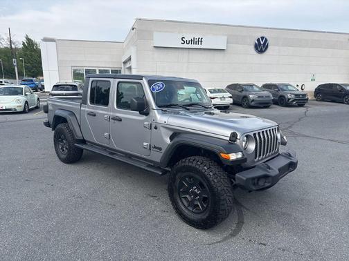 Billet Silver Metallic Clearcoat 2020 Jeep Gladiator Sport S