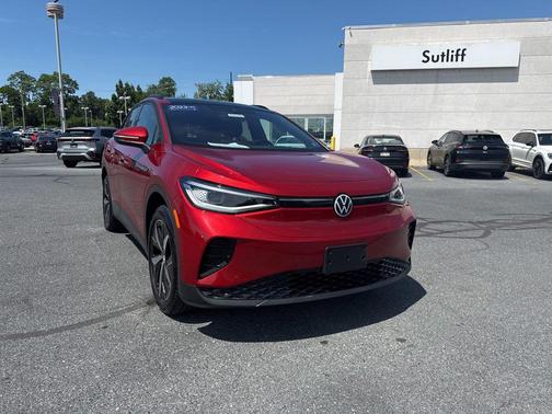 Red Metallic 2023 Volkswagen ID.4 AWD Pro S