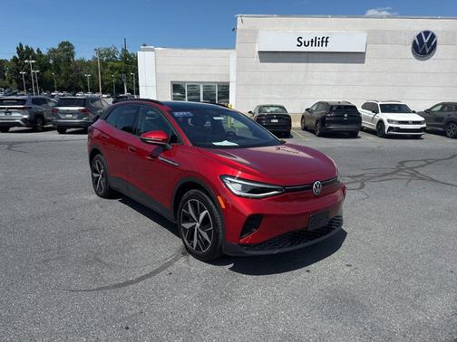 Red Metallic 2023 Volkswagen ID.4 AWD Pro S